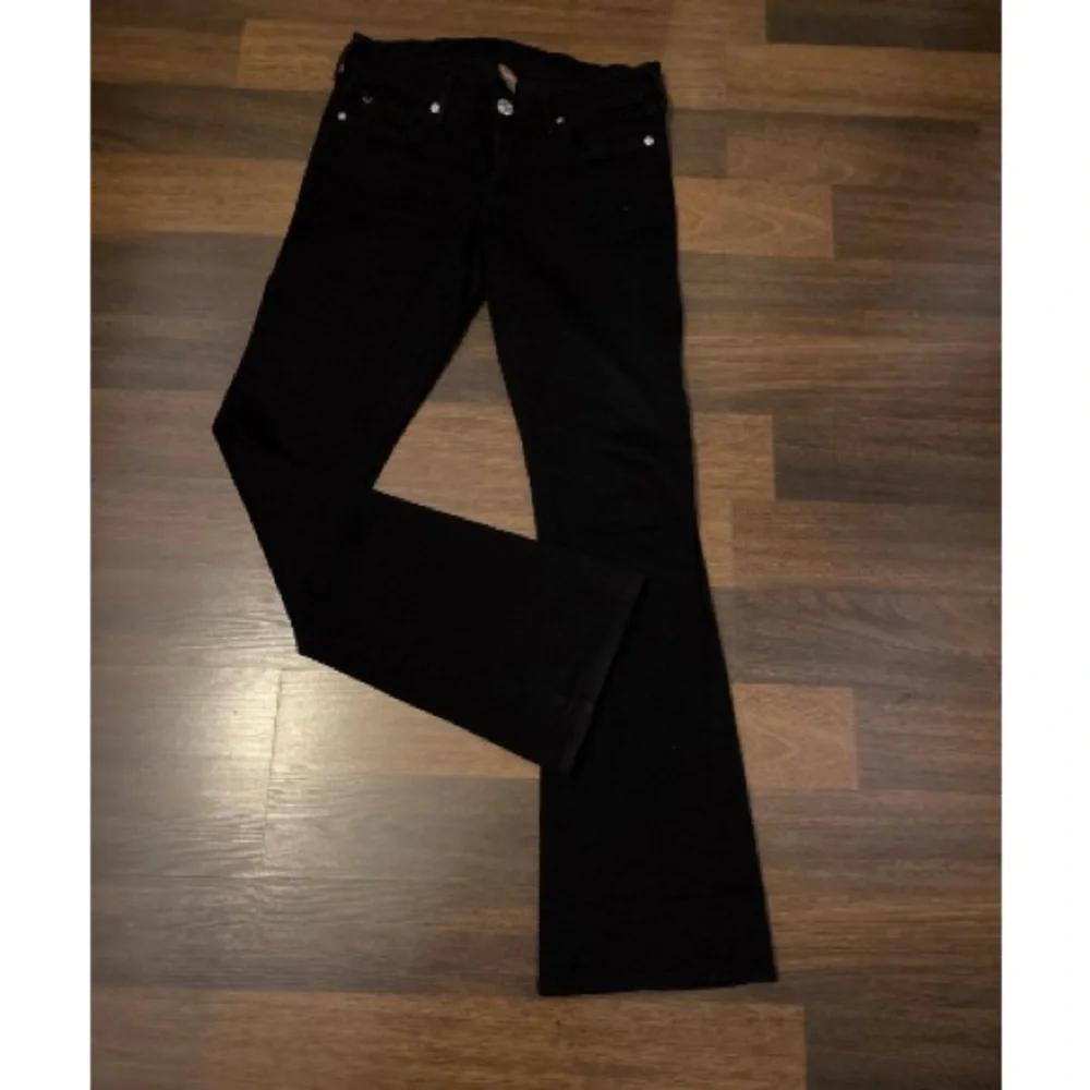 True Religion Black Joey Flared Jean Size 27 - Picture 9 of 15